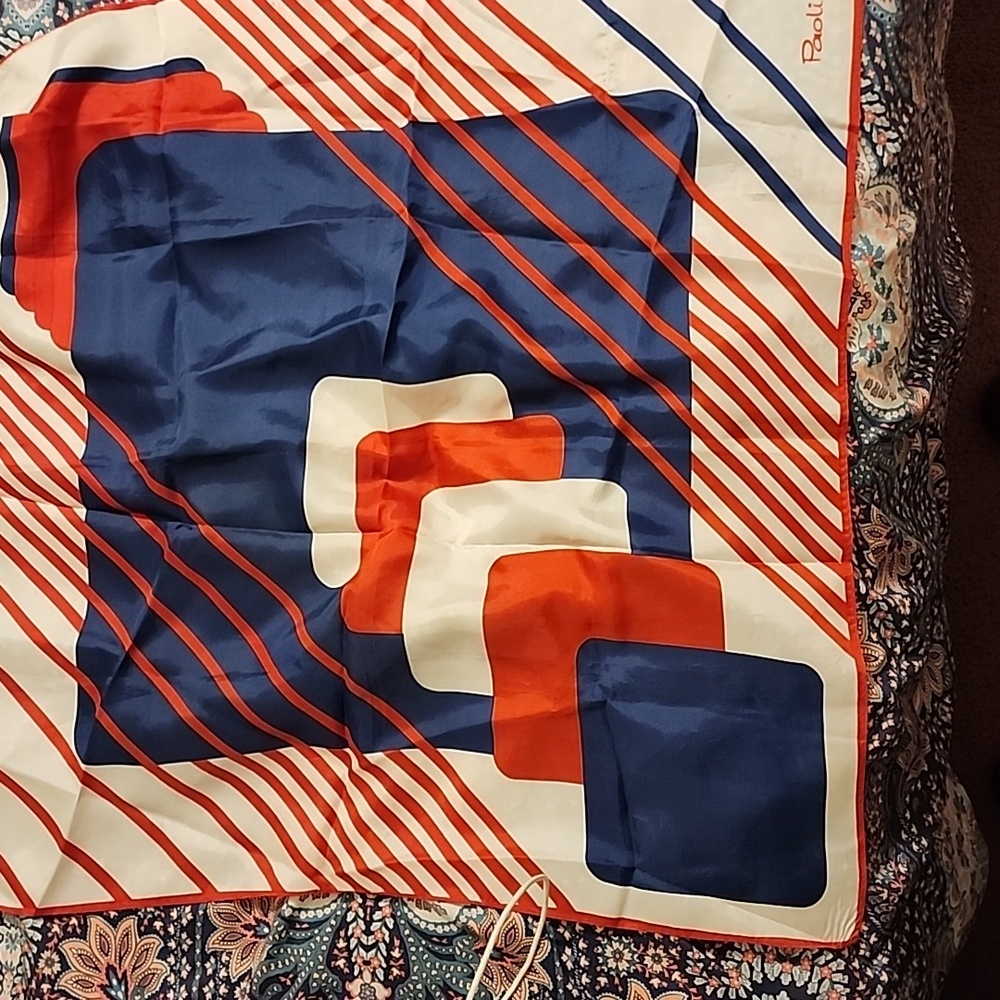 Vtg Paoli Scarf